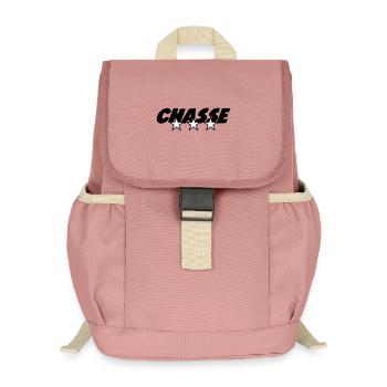 Chasse - Chasseur - Sac à dos enfant recyclé - rose poudré - Devant