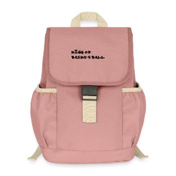 Basketball - Basket Ball - Game - Sport - Player - Kinder Recycelter Rucksack - Altrosa - Vorne