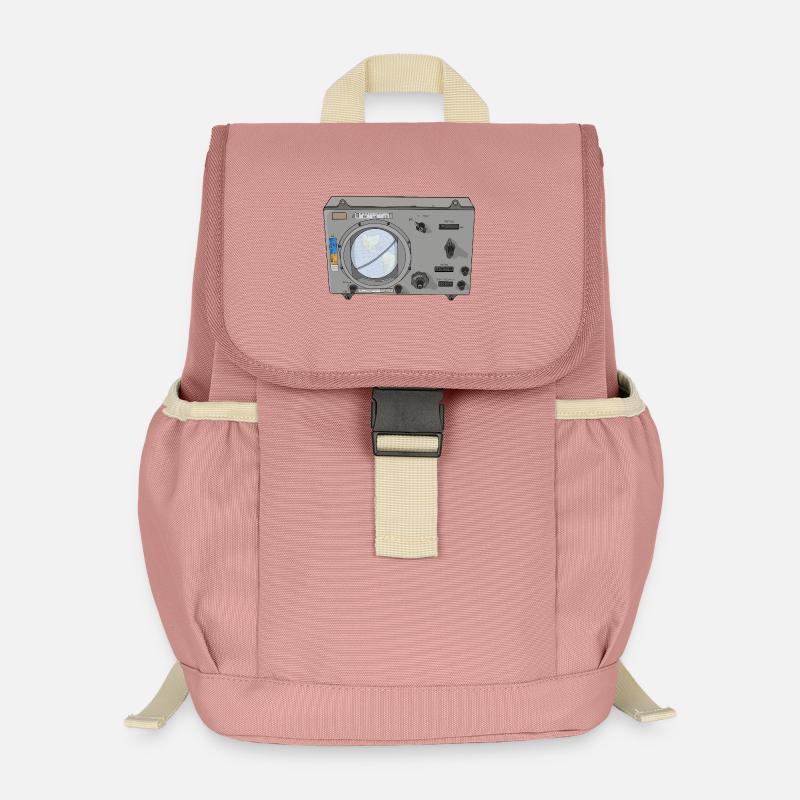 Globus Vintage Navigation Analog Device - Kids’ Recycled Backpack - canyon pink