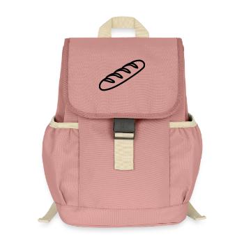 Zauberstab - Kinder Recycelter Rucksack - Altrosa - Vorne