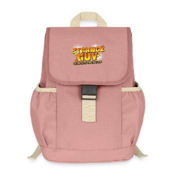 Strange Guy – Weird is my Superpower - Kinder Recycelter Rucksack - Altrosa - Vorne