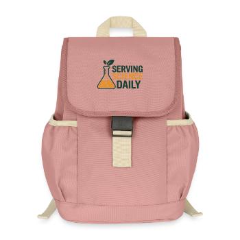 Registered Dietitian Evidence-Based Nutrition Gear - Kids’ Recycled Backpack - canyon pink - Front