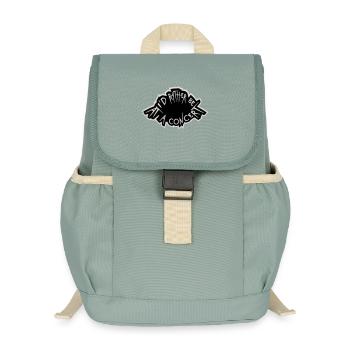 I'd Rather Be At A Concert Lustig Musik Konzert - Kids’ Recycled Backpack - stonewash green - Front