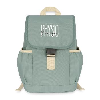 Stylish design for physiotherapy department - Kids’ Recycled Backpack - stonewash green - Front