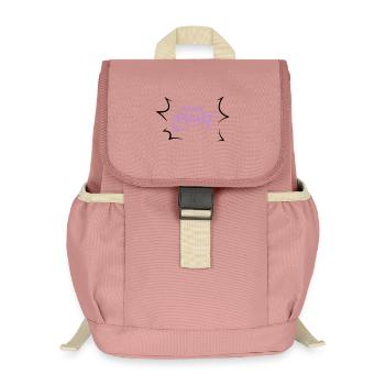 Mom power - Sac à dos enfant recyclé - rose poudré - Devant