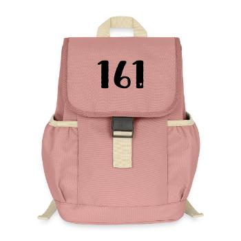 Action antifasciste - Sac à dos enfant recyclé - rose poudré - Devant