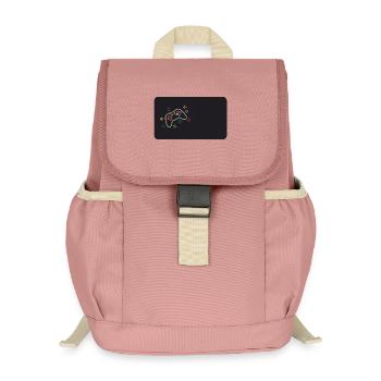 Colorful game controller on black background - Kids’ Recycled Backpack - canyon pink - Front