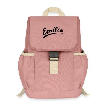 Emilie - Kinder Recycelter Rucksack - Altrosa - Vorne