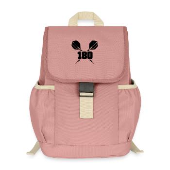 darts 180 - Kids’ Recycled Backpack - canyon pink - Front