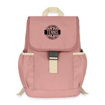 Tennis - Sport - Ball - Player - Game - Sportsman - Kids’ Recycled Backpack - canyon pink - Front