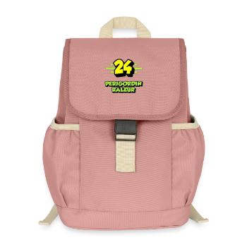 Complaining Périgordin - Kids’ Recycled Backpack - canyon pink - Front