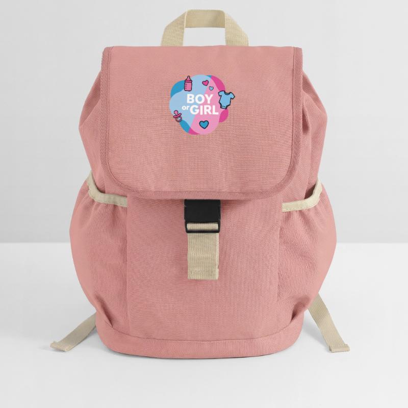 Geschlecht enthüllen Junge oder Mädchen Kinder Recycelter Rucksack