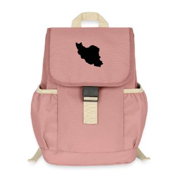 Iran Silhouette - Kids’ Recycled Backpack - canyon pink - Front