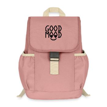 good mood - Kids’ Recycled Backpack - canyon pink - Front
