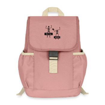 Boring vs ADHD - Kids’ Recycled Backpack - canyon pink - Front