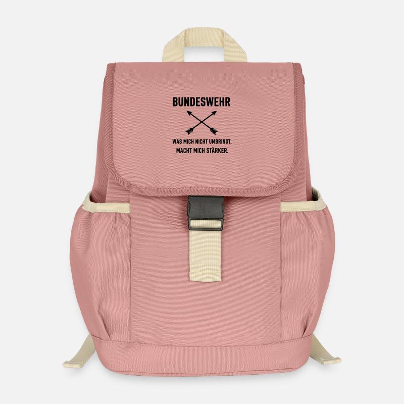 What doesn't kill me makes me stronger - Kinder Recycelter Rucksack - Altrosa
