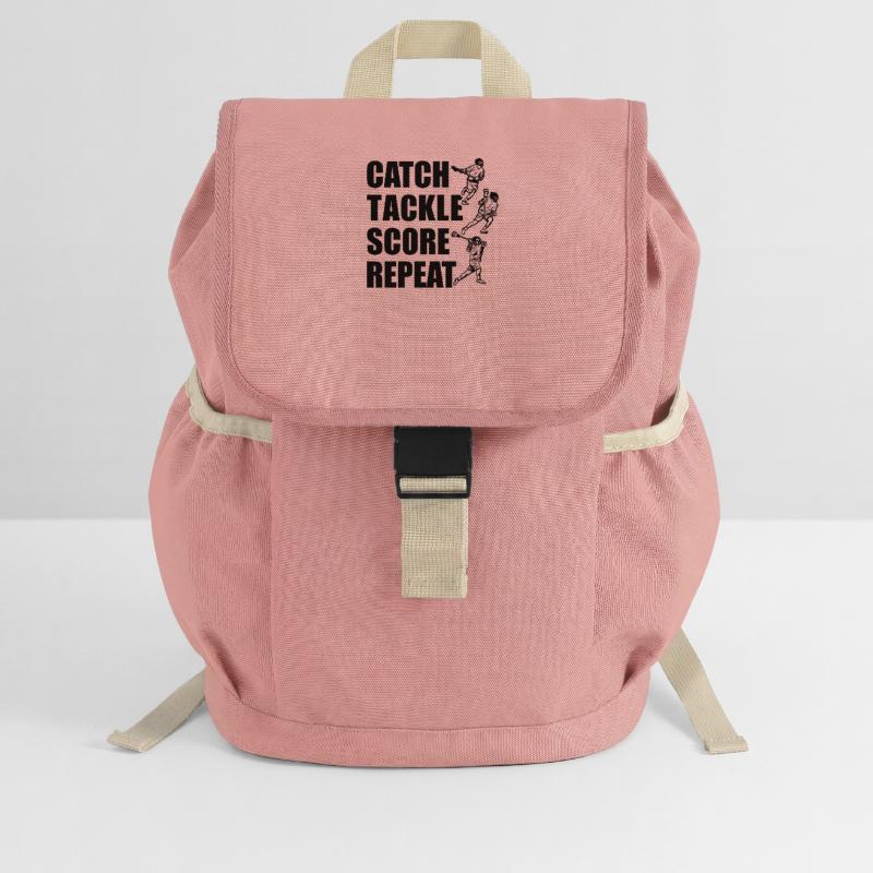 Attraper, plaquer, pointer, répéter Sac à dos enfant recyclé