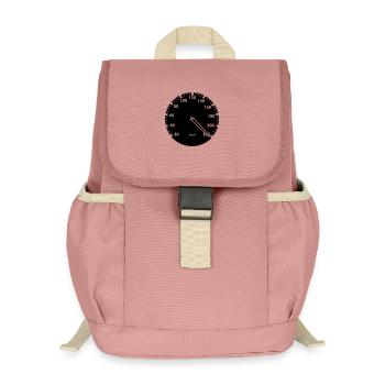 Compteur de vitesse voiture - Sac à dos enfant recyclé - rose poudré - Devant