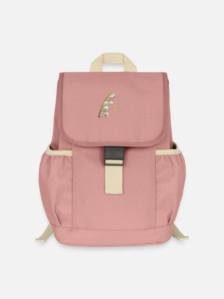 Maiglöckchen-Blütenstand - Kinder Recycelter Rucksack - Altrosa