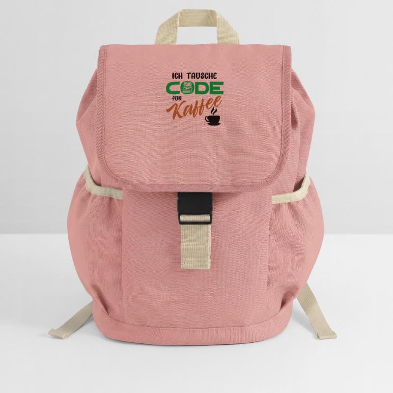 Programmierer Softwareentwickler Developer Code Kinder Recycelter Rucksack