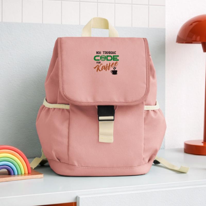 Programmierer Softwareentwickler Developer Code Kinder Recycelter Rucksack