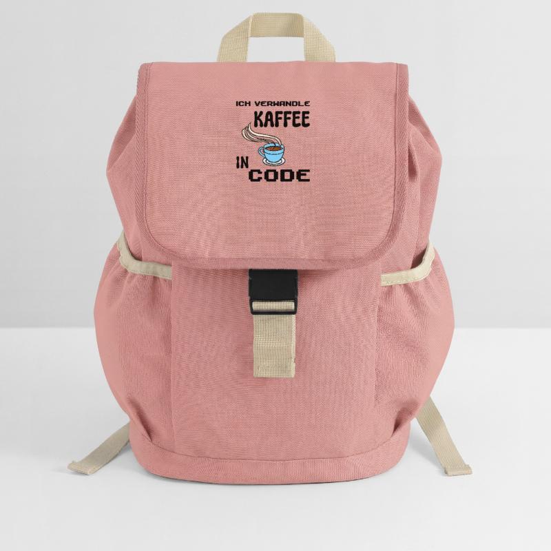 Coden Computerfreak Developer Statement Nerd Kinder Recycelter Rucksack