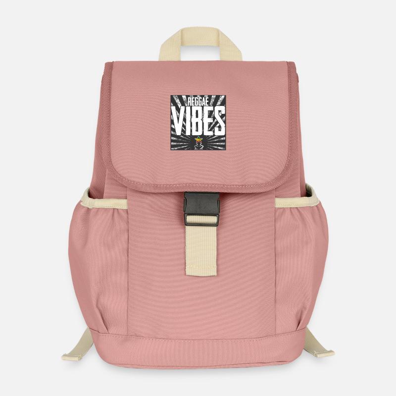 Conception Reggae Vibes - Sac à dos enfant recyclé - rose poudré
