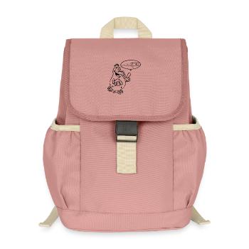 Black Smart Bird - Kids’ Recycled Backpack - canyon pink - Front