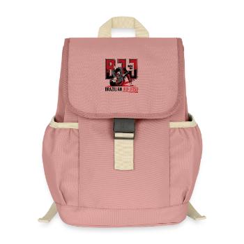 Brazilian Jiu-Jitsu Martial Arts - Kids’ Recycled Backpack - canyon pink - Front