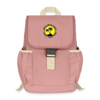 Mallorca 2026 - Kinder Recycelter Rucksack - Altrosa - Vorne