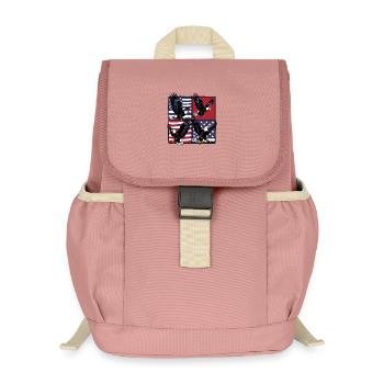 Pygargue à tête blanche - Sac à dos enfant recyclé - rose poudré - Devant