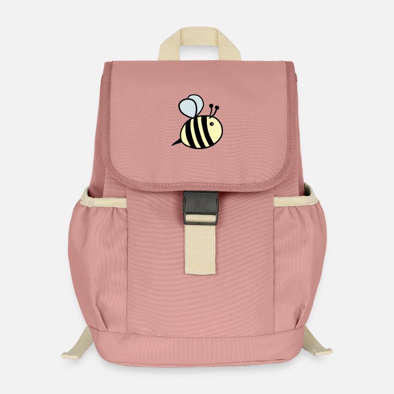 Bumblebee pastel - Kids’ Recycled Backpack - canyon pink