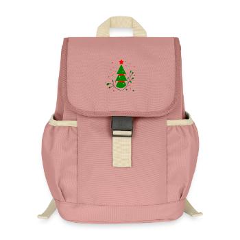 Christmas, Christmas Tree - Kids’ Recycled Backpack - canyon pink - Front