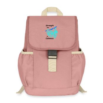 Sloth Calmness - Kids’ Recycled Backpack - canyon pink - Front