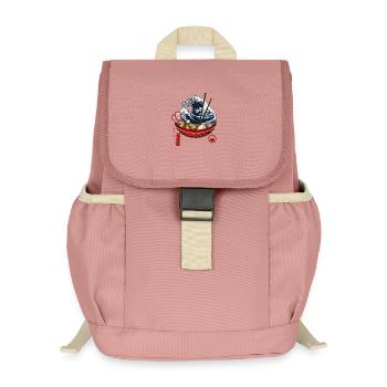 great ramen - Kids’ Recycled Backpack - canyon pink - Front