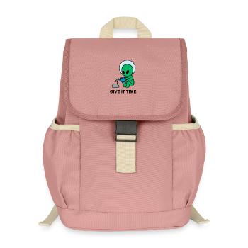 Interstellare Geduld - Kinder Recycelter Rucksack - Altrosa - Vorne