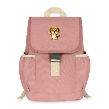 Carnival Beagle Disguise Carnival Dancing Joy - Kids’ Recycled Backpack - canyon pink - Front