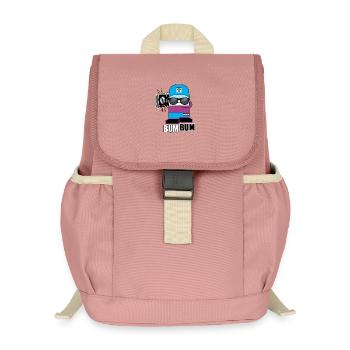 BoomBox Buddy Retro Tee - Kids’ Recycled Backpack - canyon pink - Front