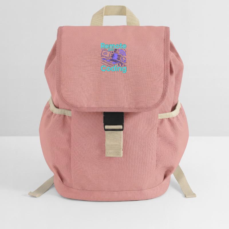 Remote Developer Remote And Coding Web Programmer Kids’ Recycled Backpack