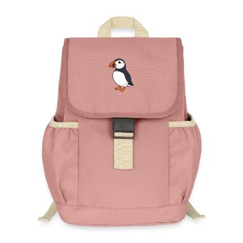Papageientaucher Puffin - Kids’ Recycled Backpack - canyon pink - Front
