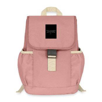 Love  - Kids’ Recycled Backpack - canyon pink - Front