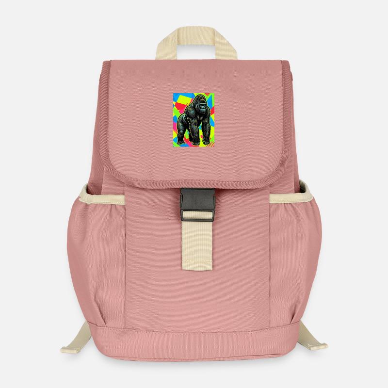gorilla - Kids’ Recycled Backpack - canyon pink