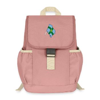 Derbyshire Flag - Kids’ Recycled Backpack - canyon pink - Front