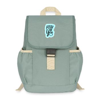 I'm So Proud Of You Heartily Encouraging Saying - Kids’ Recycled Backpack - stonewash green - Front