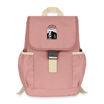 Zebra Einhorn - Kinder Recycelter Rucksack - Altrosa - Vorne