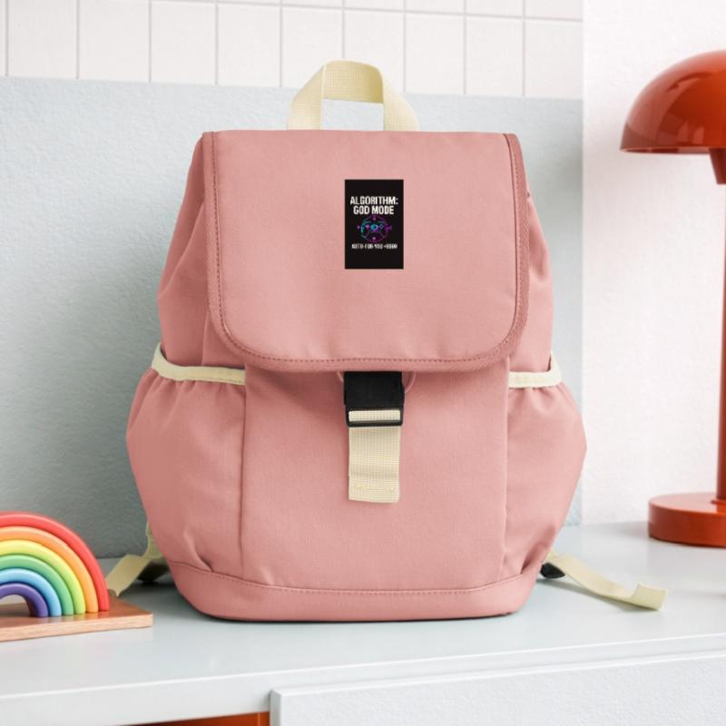 Algorithm God Mode Kids’ Recycled Backpack