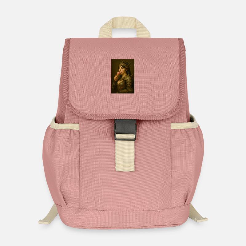 Rüstungszauber Eisgenuss - Kinder Recycelter Rucksack - Altrosa