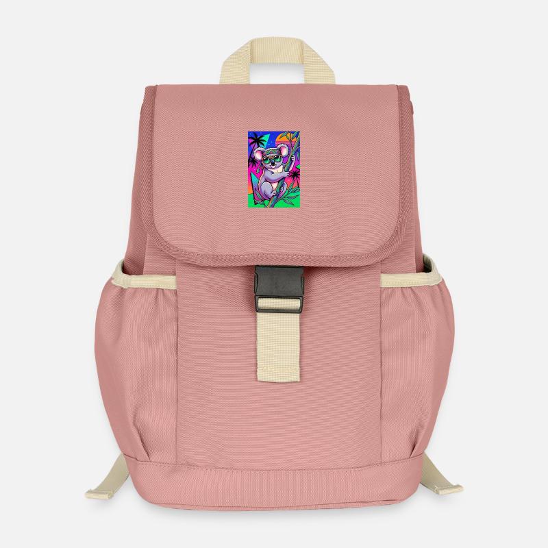 Koala - Kinder Recycelter Rucksack - Altrosa