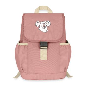 Koala Linienkunst - Kinder Recycelter Rucksack - Altrosa - Vorne