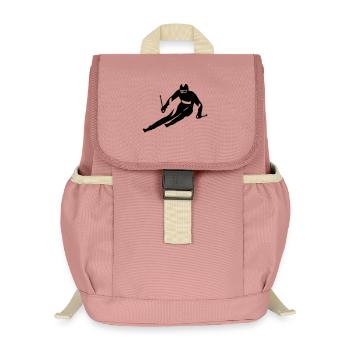Ski - Kinder Recycelter Rucksack - Altrosa - Vorne
